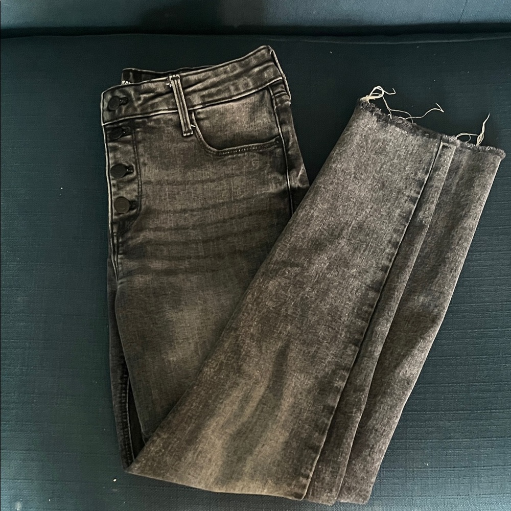 Old Navy Women's Black Rockstar Ankle Jeans